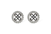 G241-85661: EARRING JACKETS .30 TW (FOR 1.50-2.00 CT TW STUDS)
