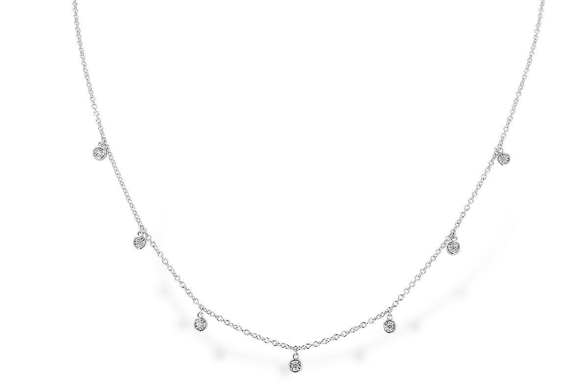 G328-19352: NECKLACE .12 TW (18")
