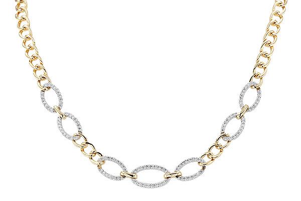 M328-20224: NECKLACE 1.12 TW (17")(INCLUDES BAR LINKS)