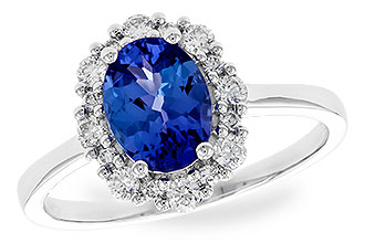 A328-22989: LDS RG 1.02 TANZANITE 1.30 TGW (8x6 OVAL)