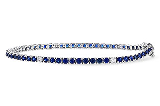 B329-10252: BRACELET 3.27 TW SAPP 3.52 TGW (7")