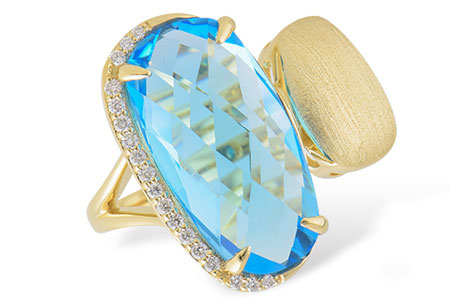 F242-73888: LDS RG 8.20 BLUE TOPAZ 8.31 TGW