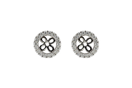 H241-85652: EARRING JACKETS .24 TW (FOR 0.75-1.00 CT TW STUDS)