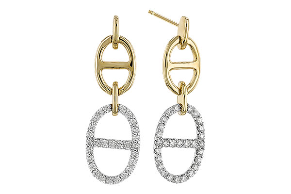 H328-26579: EARRINGS .36 TW