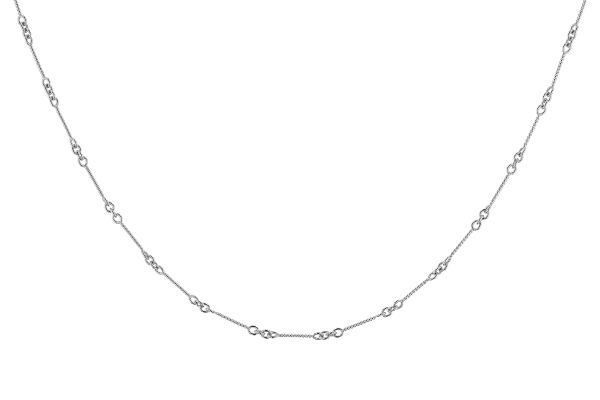 H329-09288: TWIST CHAIN (16IN, 0.8MM, 14KT, LOBSTER CLASP)