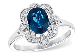 M327-33851: LDS RG 1.35 LONDON BLUE TOPAZ 1.50 TGW